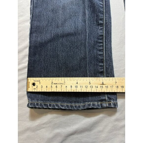 Paige Premium Denim Lauren Canyon Crop Capri Jeans 27 x21 Dark Wash Low Rise USA - Picture 4 of 8